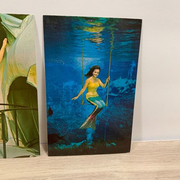 Vintage Weeki Wachee Girls Mermaids Postcards Ephemera Unused Lot Of 5 - Picture 4 of 9